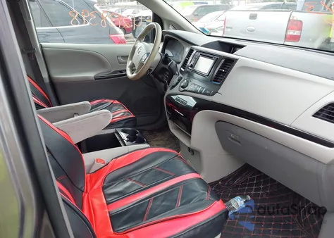 2014 Toyota Sienna Le 7 Passenger из США, поврежденный, VIN 5TDJK3DC2ES076716